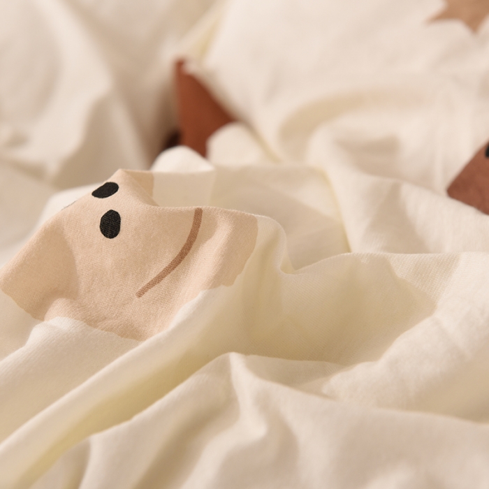 91家纺网 家纺一手货源 找家纺 甜之梦 2025新款针织棉印花单品被套 奇思妙想