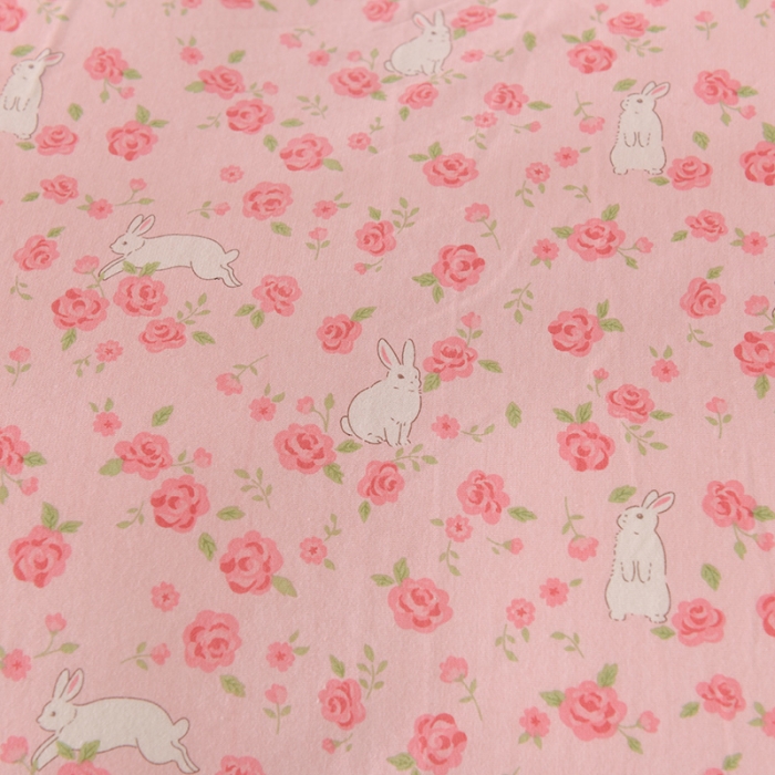 91家纺网 家纺一手货源 找家纺 甜之梦 2025新款针织棉印花单品被套 小碎花粉