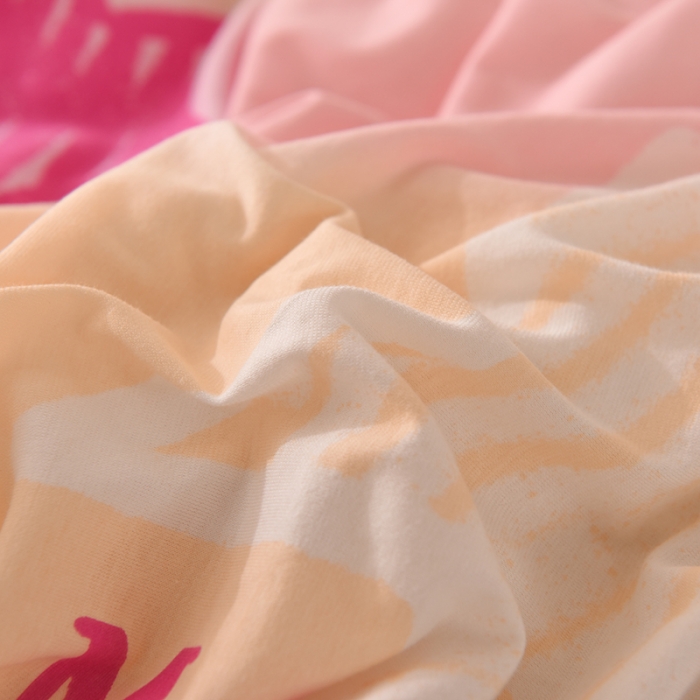 91家纺网 家纺一手货源 找家纺 甜之梦 2025新款针织棉印花单品被套 星星的约定