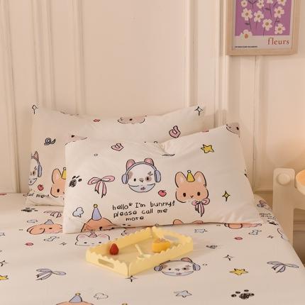 91家纺网 家纺一手货源 找家纺 （总）甜之梦 2025新款针织棉印花单品枕套