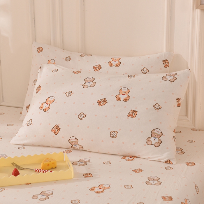 91家纺网 家纺一手货源 找家纺 甜之梦 2025新款针织棉印花单品枕套 杰瑞的家