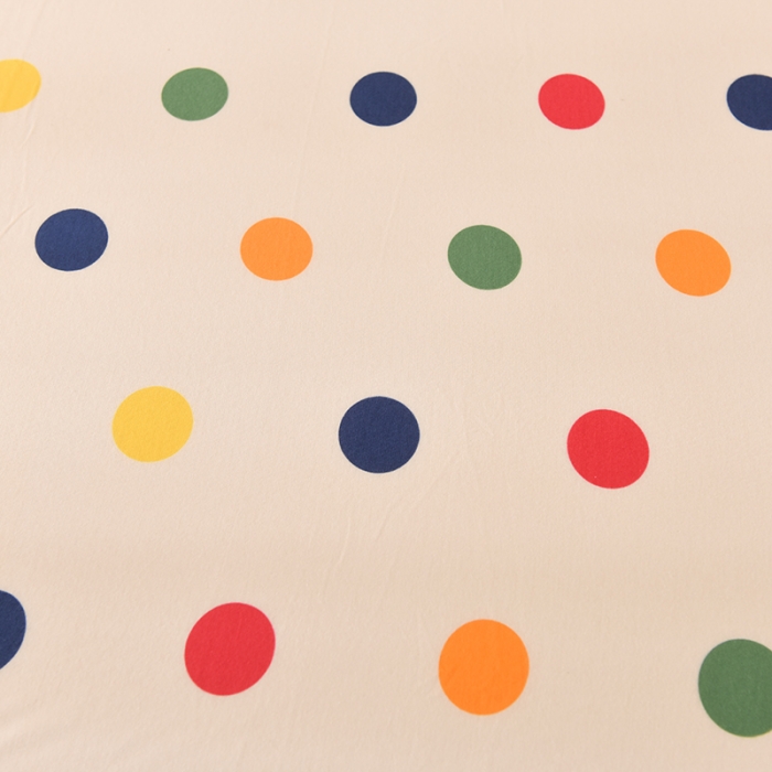 91家纺网 家纺一手货源 找家纺 甜之梦 2025新款针织棉印花单品床单 流星点点