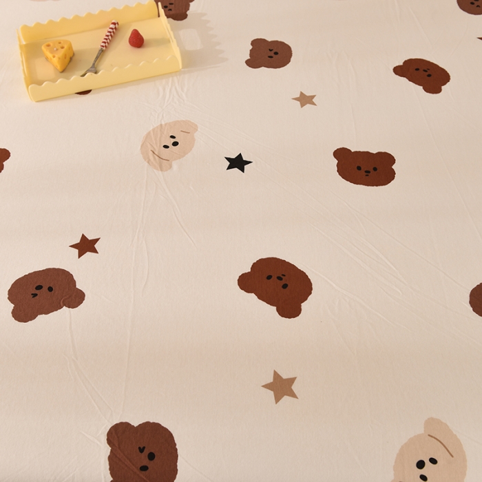 91家纺网 家纺一手货源 找家纺 甜之梦 2025新款针织棉印花单品床单 奇思妙想