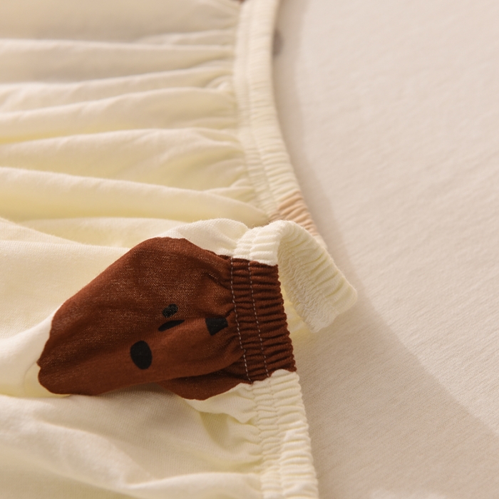 91家纺网 家纺一手货源 找家纺 甜之梦 2025新款针织棉印花单品床笠 奇思妙想