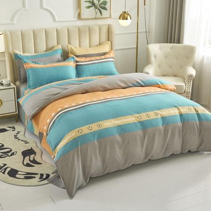 91家纺网 家纺一手货源 找家纺 （总）鑫缘 2025直播爆款印花植物羊绒加厚磨毛单被套