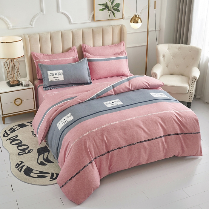 91家纺网 家纺一手货源 找家纺 鑫缘 2025新款印花植物羊绒加厚磨毛单被套达菲