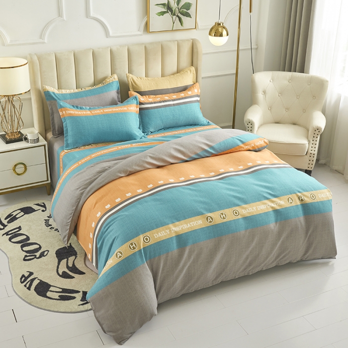 91家纺网 家纺一手货源 找家纺 鑫缘 2025新款印花植物羊绒加厚磨毛单被套温奇