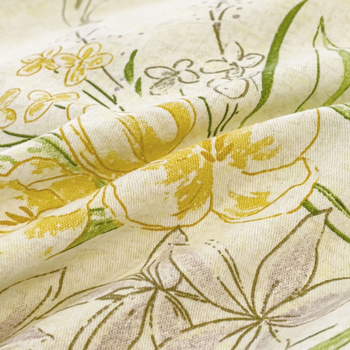 91家纺网 家纺一手货源 找家纺 金丝鸟 2023新款原棉磨毛四件套小清新系列 仙草