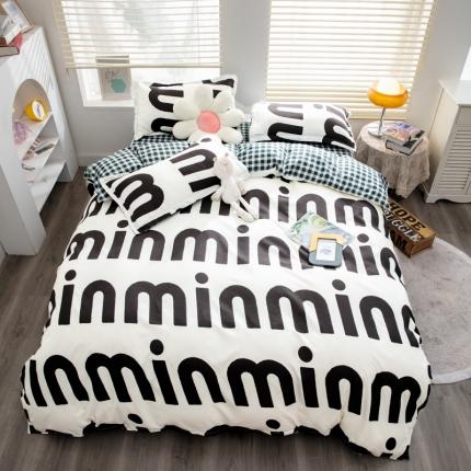 乐居坊 2025新款芦荟棉单被套 潮流-灰