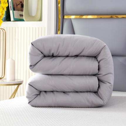 91家纺网 家纺一手货源 找家纺 优姿家纺 2024新款优棉提花大豆纤维被春秋被冬被 高级灰