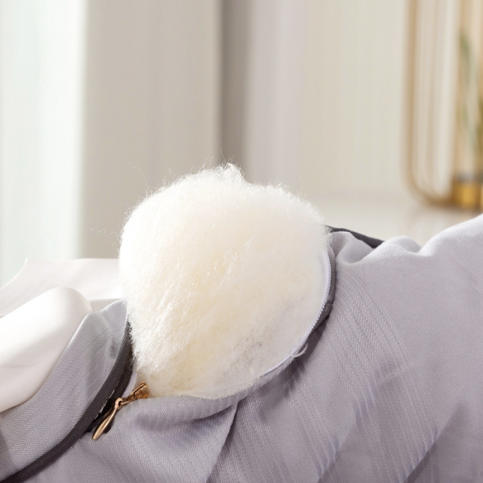 91家纺网 家纺一手货源 找家纺 优姿家纺 2024新款优棉提花大豆纤维被春秋被冬被 高级灰