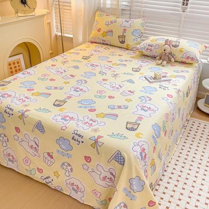 91家纺网 家纺一手货源 找家纺 （总）名兮 2023新款全棉床单