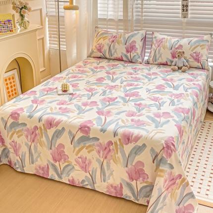 91家纺网 家纺一手货源 找家纺 （总）名兮 2023新款全棉床单