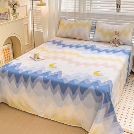 名兮 2023新款全棉床单 星辰入梦