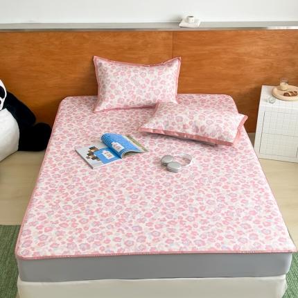 91家纺网 家纺一手货源 找家纺 （总）觅糖 2023新款A类抗菌养生冰藤凉席平铺款床笠款