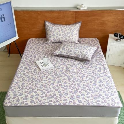 91家纺网 家纺一手货源 找家纺 （总）觅糖 2023新款A类抗菌养生冰藤凉席平铺款床笠款