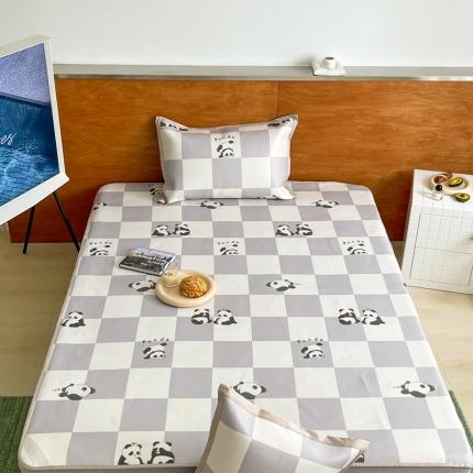 91家纺网 家纺一手货源 找家纺 （总）觅糖 2023新款A类抗菌养生冰藤凉席平铺款床笠款