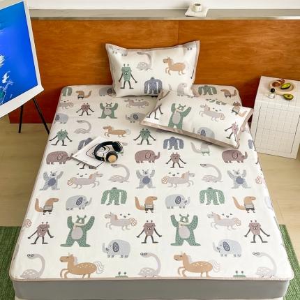 91家纺网 家纺一手货源 找家纺 （总）觅糖 2023新款A类抗菌养生冰藤凉席平铺款床笠款