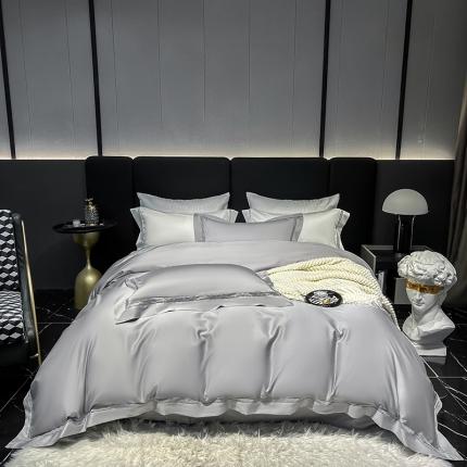 91家纺网 家纺一手货源 找家纺 （总）淼铭 2025新款天丝棉镂空四件套-卡洛琳系列