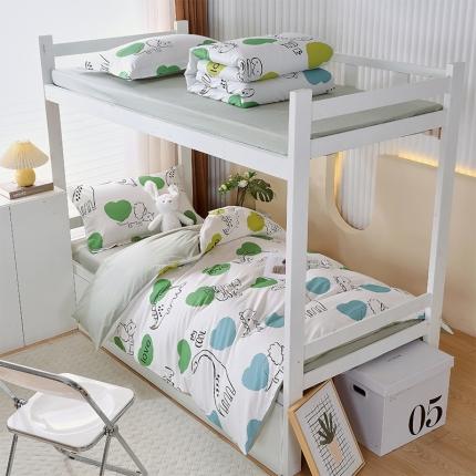 91家纺网 家纺一手货源 找家纺 （总）金鑫汇 2023新款全棉宿舍印花三件套