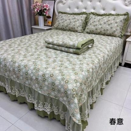 91家纺网 家纺一手货源 找家纺 （总）梦柏 2023新款水洗棉麻床盖四件套