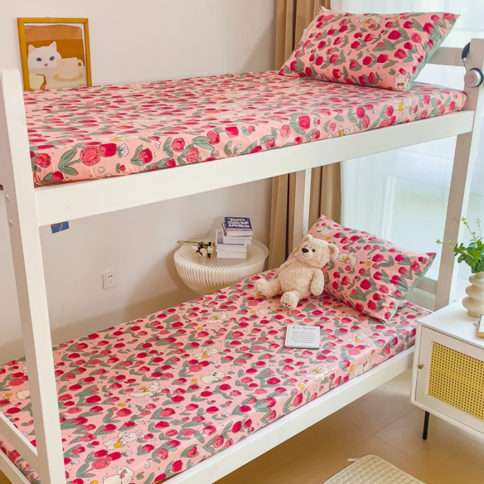 91家纺网 家纺一手货源 找家纺 （总）金丝鸟 2023新款全棉全包床笠学生系列