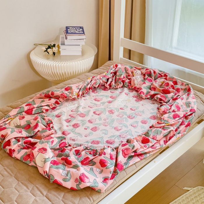 91家纺网 家纺一手货源 找家纺 （总）金丝鸟 2023新款全棉全包床笠学生系列