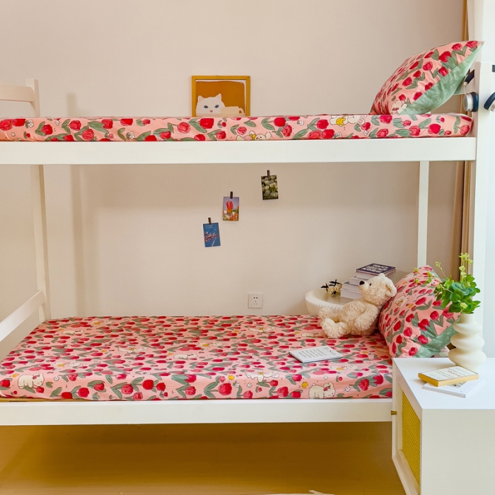 91家纺网 家纺一手货源 找家纺 （总）金丝鸟 2023新款全棉全包床笠学生系列