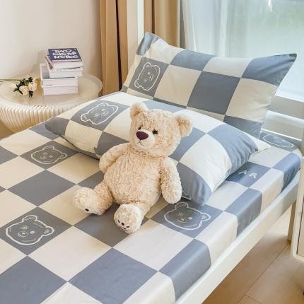 金丝鸟 2023新款全棉全包床笠学生系列 无影熊