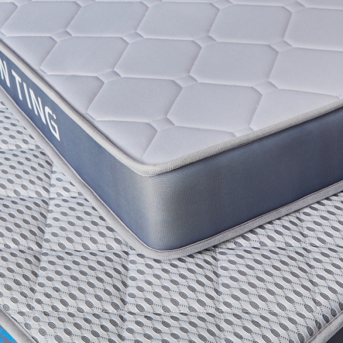 91家纺网 家纺一手货源 找家纺 祁恋婷 2023新款A类牛奶丝乳胶记忆棉床垫【床垫遮盖物】-学生款 菱形灰-高级灰