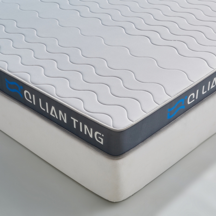 91家纺网 家纺一手货源 找家纺 祁恋婷 2023新款A类牛奶丝乳胶记忆棉床垫【床垫遮盖物】 QLT-太空灰