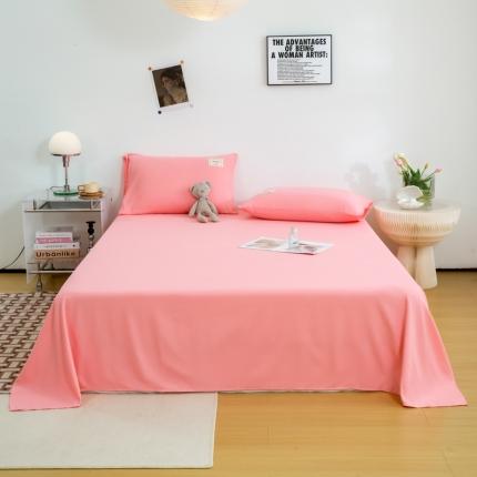 91家纺网 家纺一手货源 找家纺 芷凡家纺 2022新款雅棉斜纹磨毛单床单 玉色