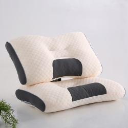 91家纺网 家纺一手货源 找家纺 （总）新款3d针织spa按摩枕透气枕护颈枕保健枕头枕芯,白色