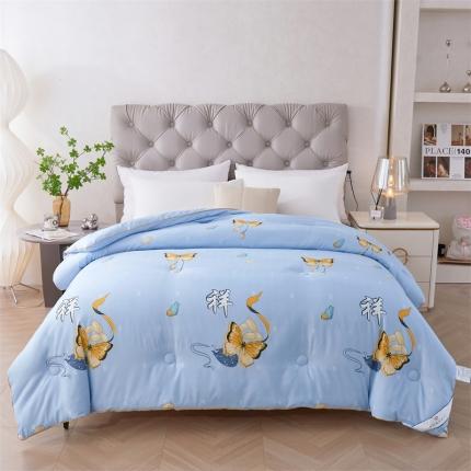 易博 热卖洛卡棉夏被蝴蝶被芯冬被春秋被子夏凉被 蝴蝶-兰