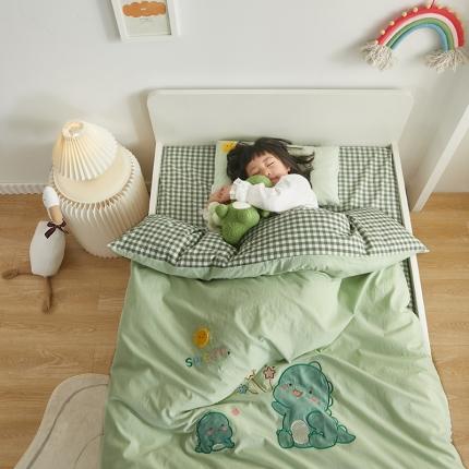 91家纺网 家纺一手货源 找家纺 （总）荷马之梦 新款儿童32s水洗棉绣花三件套幼儿园入园宝宝套件（童梦）