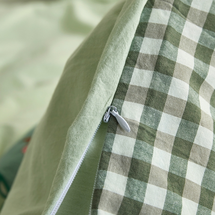 91家纺网 家纺一手货源 找家纺 荷马之梦 新款儿童32s水洗棉绣花三件套幼儿园入园宝宝套件（童梦） 萌萌恐龙