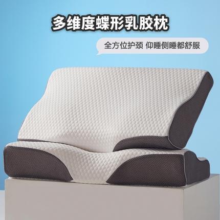 91家纺网 家纺一手货源 找家纺 （总）昕科 2025新款多维度蝶型异型护颈乳胶枕芯枕头乳胶枕