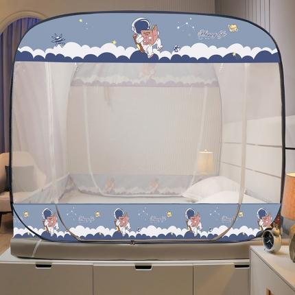 91家纺网 家纺一手货源 找家纺 （总）好梦缘 2023新款免安装钢丝印花蚊帐