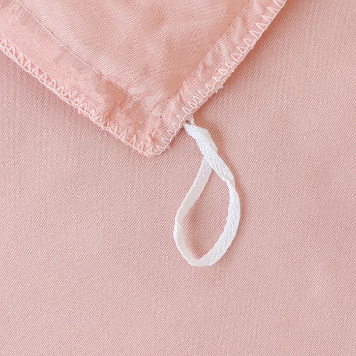 91家纺网 家纺一手货源 找家纺 靓生活 2023新款韩版花边水洗磨毛床裙四件套 玉色