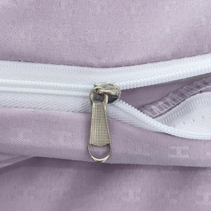 91家纺网 家纺一手货源 找家纺 靓生活 2023新款欧曼系列锦棉提花刺绣四件套 欧曼-浅紫