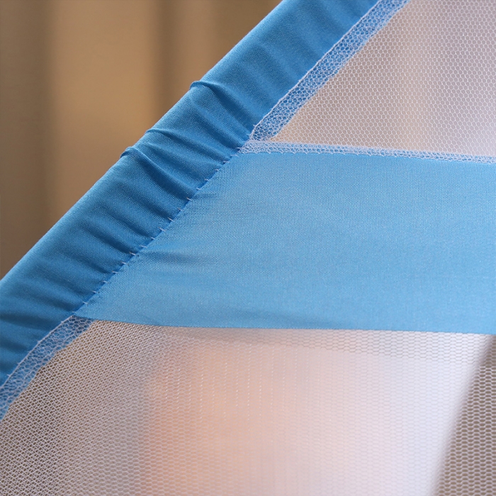 91家纺网 家纺一手货源 找家纺 好梦缘 2023新款免安装防蚊魔术蒙古包蚊帐 北欧鹿角