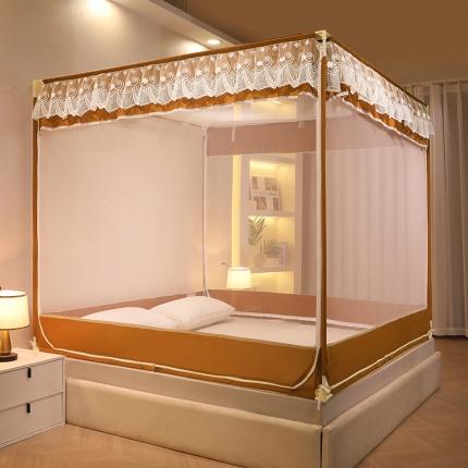 91家纺网 家纺一手货源 找家纺 （总）好梦缘 2023新款花边全底坐床蚊帐-凤舞系列