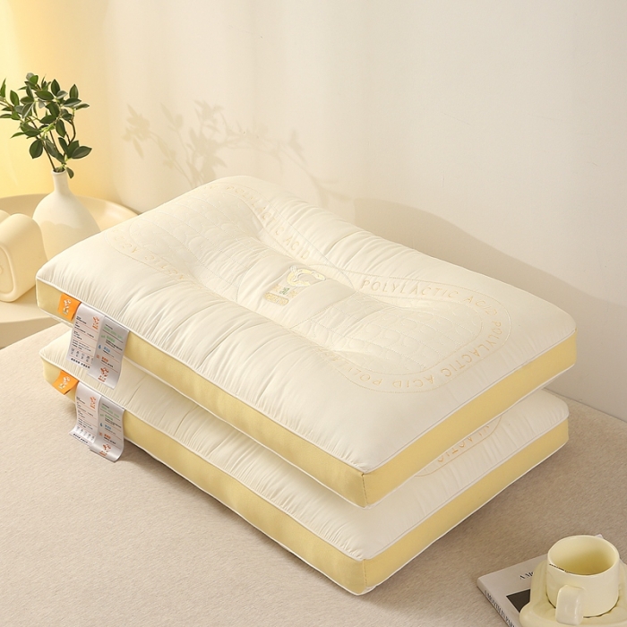 91家纺网 家纺一手货源 找家纺 赛格时代家居 2023新款聚乳酸护颈定型羽丝绒枕头枕芯