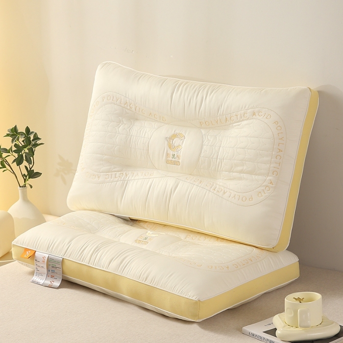 91家纺网 家纺一手货源 找家纺 赛格时代家居 2023新款聚乳酸护颈定型羽丝绒枕头枕芯