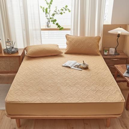 91家纺网 家纺一手货源 找家纺 （总）好梦缘 2023新款水洗棉夹棉压花床笠