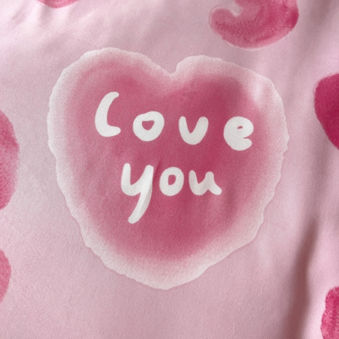 91家纺网 家纺一手货源 找家纺 海岛哥哥 2023新款大眼睛超柔水洗棉系列四件套 大眼睛-粉豹纹