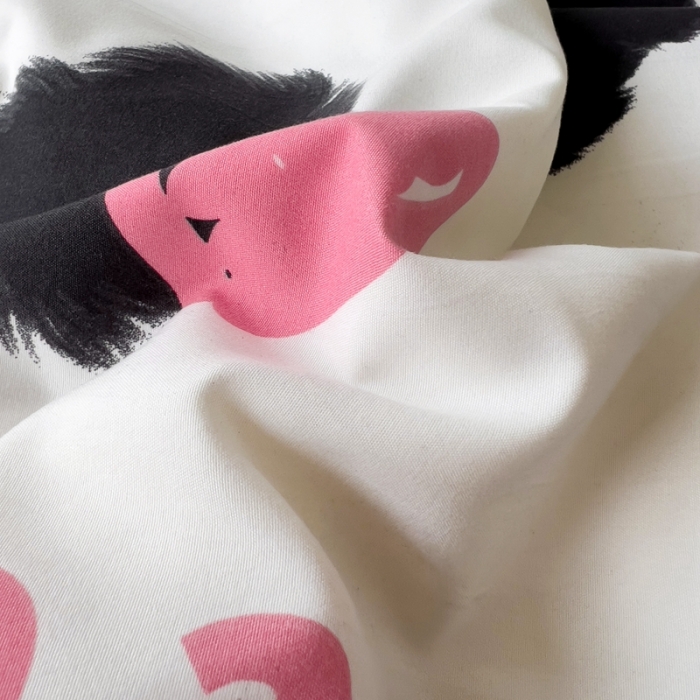 91家纺网 家纺一手货源 找家纺 海岛哥哥 2023新款大眼睛超柔水洗棉系列四件套 大眼睛-绒朵