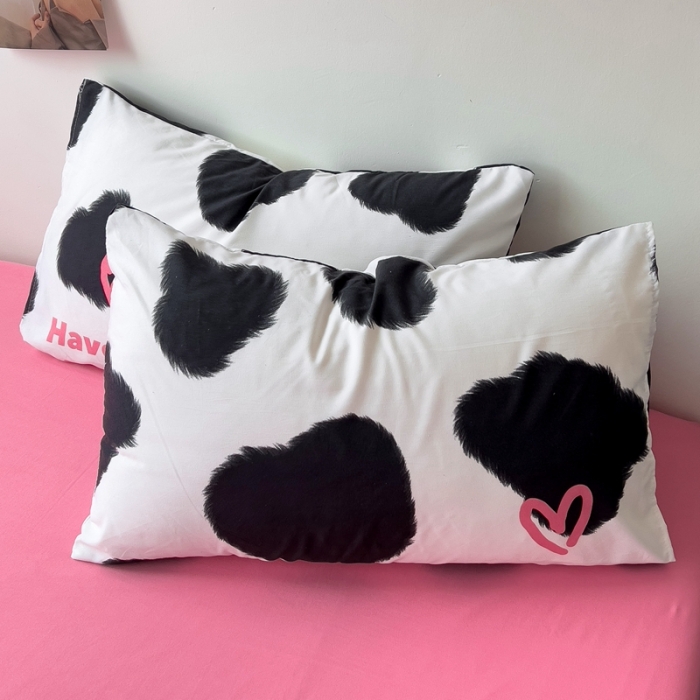 91家纺网 家纺一手货源 找家纺 海岛哥哥 2023新款大眼睛超柔水洗棉系列四件套 大眼睛-绒朵