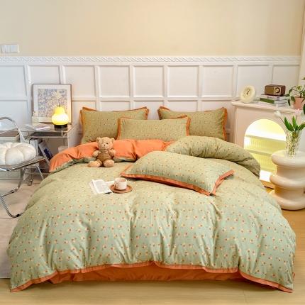 91家纺网 家纺一手货源 找家纺 （总）艺玲 2023网红热款加厚柔软糯糯棉爱意系列四件套