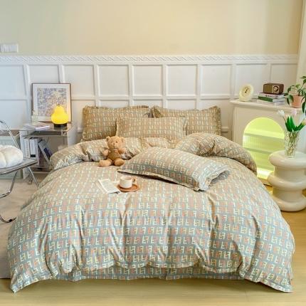 91家纺网 家纺一手货源 找家纺 （总）艺玲 2023网红热款加厚柔软糯糯棉爱意系列四件套